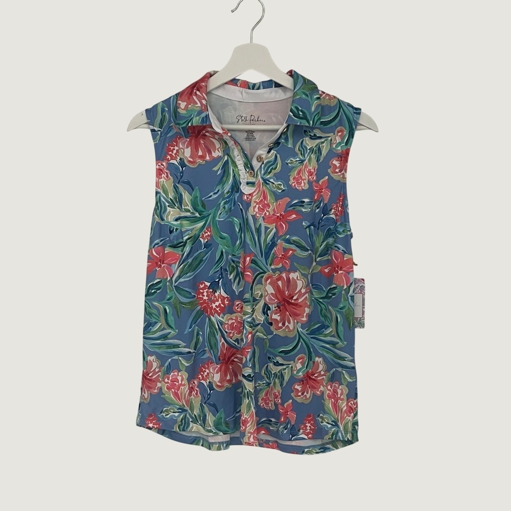 Stella Parker‎ Sport Vacation Floral Skort Set Womens Medium NWT